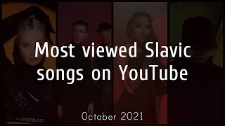 Most Viewed Slavic Songs on Youtube - October 2021