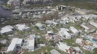 Mobile Homes in Placida, FL Destroyed by Hurricane Ian