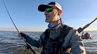 Wading in with the Trout on Grand Isle