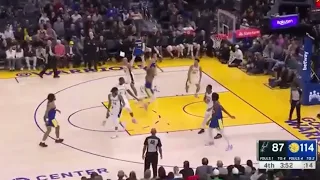 James Wiseman quick pass to Moody & finish with dunk💪💪 Warriors Vs Spurs Nov.14 2022 - 2023 Season