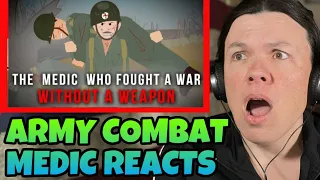 Combat Medic Reacts to The Medic Who Fought a War Without a Weapon (US Soldier Reacts)