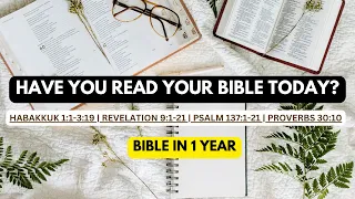 The Book of Habakkuk Chapter 1 - Daily Bible Reading | December 18