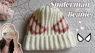 ❤️Crochet Spiderman Beanie ☁️|🕷️Móc mũ len người nhện Spider- Man cực dễ -Cách Up Size