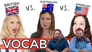 Americans React to Australia Vs American Vs British Accents