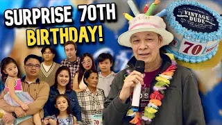 We SURPRISED Dad On His 70th BIRTHDAY! | Doylene Family Vlogs In Canada
