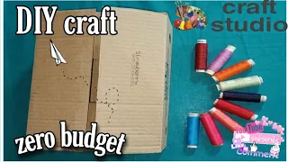 DIY sewing kit/How to make a box for storage of threads/organizer for sewing tools 2022