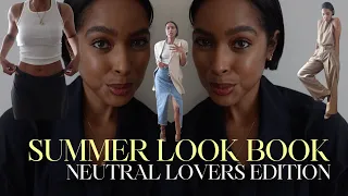 Summer Outfit Inspo Lookbook - Neutral Edition