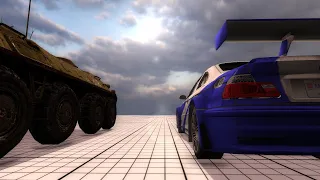 BMW M3 GTR VS BTR STALKER