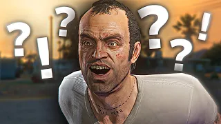 The entire GTA 5 story but Trevor has schizophrenia