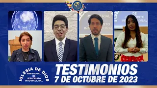 Testimonios 7 de octubre de 2023 - Iglesia de Dios Ministerial de Jesucristo Internacional