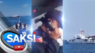 Pagtaboy ng PCG sa Chinese vessels sa Escoda o Sabina Shoal, patunay raw na may ... | Saksi