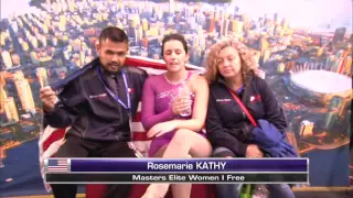 Rosemarie Kathy - Masters Elite Women  Free Skating -  2016 Adult Figure Skating Vancouver