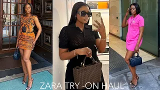 ZARA TRY ON HAUL 2024* H&M & OBSESSED WITH THIS ASOS SPRING DRESS | FLOWE MONICA