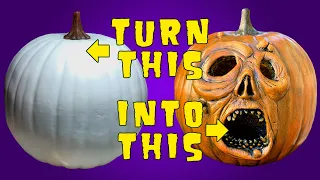 How to build a Pumpkin Monster for Halloween