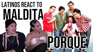 Listenting to Chavacano for the first time 🇵🇭| Latinos react to Maldita — Porque