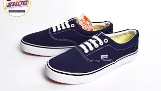 Синие мужские кеды из текстиля VANS для скейтеров