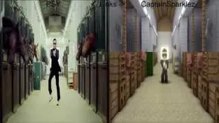Gangnam Style VS. Minecraft Style: