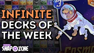 The Big Three Best Decks Are DOMINATING Infinite Rank! | Marvel SNAP Infinite Decks Of The Week!