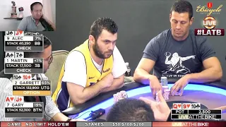 $50/$100/$200 Garrett Adelstein vs Gary Raina Analysis Live at the Bike PokerCraft by Wayne Chiang