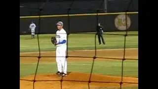 UCLA Freshman P Trevor Bauer (warm-up tosses)