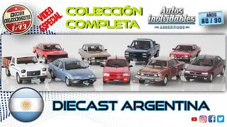 VIDEO ESPECIAL: Autos Inolvidables Argentinos años 80/90 (Salvat) 1/43 - colección completa!!!