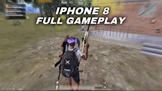 iOS 16.7.2 iPHONE 8 GAMEPLAY🔥| PUBGM 2024⚡️GYROSCOPE, 60FPS, 4 FINGER