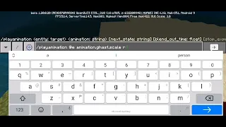 how to type Playanimation in minecraft 1.20