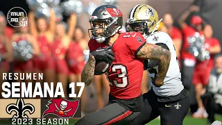 New Orleans Saints vs. Tampa Bay Buccaneers | Semana 17 NFL 2023 | NFL Highlights Resumen en español