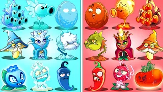 Tournament All Best BLUE & RED Plant Battlez - Who Will Win - Pvz 2 Plant vs Plant