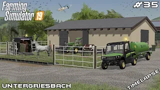 BUILDING HORSE STABLE & animal care | Animals on Untergriesbach | Farming Simulator 19 | Episode 35