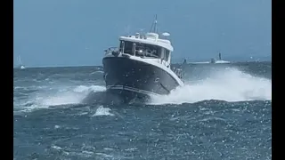 Sargo 33 Sherpa in some Solent rough stuff!