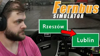 Jadę z Rzeszowa do Lublina autokarem - Fernbus Simulator: DLC Polska (#3)