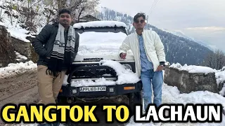 Gangtok to lachung |  north sikkim | sikkim tour | gangtok to lachung vlog | बर्फ की दुनिया ⛄️|