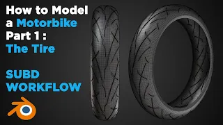 Modeling a Motorbike in Blender - Part 1 : The Tire