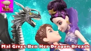 Mal Gives Ben Her Dragon Breath - Part 12- Descendants Prom Series | Disney
