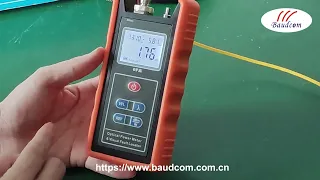 how to operate optical power meter