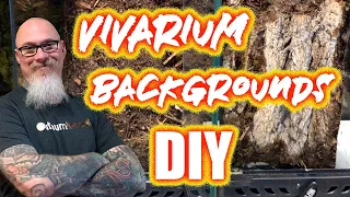 DIY Naturalistic Vivarium Backgrounds Step by Step tutorial