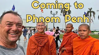 Travel Day from Kampot to Phnom Penh - First Impressions of the Capital