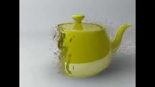 3dsMax Disintegrate a Teapot