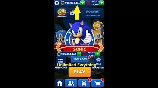 Sonic Dash Modded 3.8.0 Go (Unlimited everything)