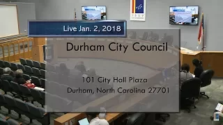 Durham City Council Jan 2, 2018