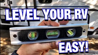 LEVEL YOUR RV/ TRAVEL TRAILER FAST & EASY! UNDER 5 MINUTES!