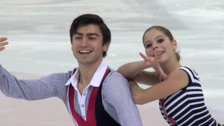 2016 ISU Junior Grand Prix - Dresden - Pairs Short Program - MISHINA / MIRZOEV RUS