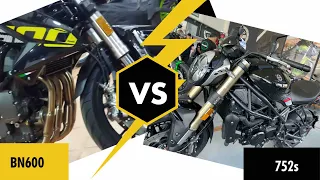 BENELLI 752s vs BENELLI bn600. Las grandes naked de BENELLI.