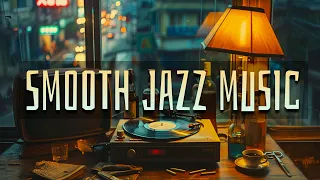 Stress Relief with Smooth Jazz Music ☕️Soft Sleep Jazz Background Music 🎶Jazz Relaxing Music