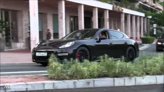 2014 Porsche Panamera GTS w/ Sport Exhaust in Monaco - LOUD Accelerations & Sound!