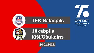 TFK Salaspils - Jēkabpils lūši/Ošukalns [Optibet telpu futbola virslīga 23/24 Highlights]