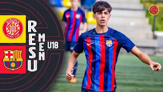 RESUMEN: Girona FC vs FC Barcelona Juvenil B U18 2023