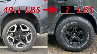 Biggest Tire Sizes you can fit on a 2018+ Subaru Crosstrek | 235/75R15 Toyo AT3 F44 15x7" CM102