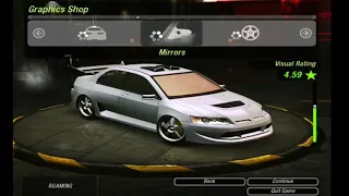 NOSTALGIA... CUSTOMIZE MITSUBISHI LANCER EVO NFS UNDERGROUND 2